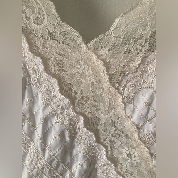 Vintage Silk Lace Nightgown - Picture 2 of 12